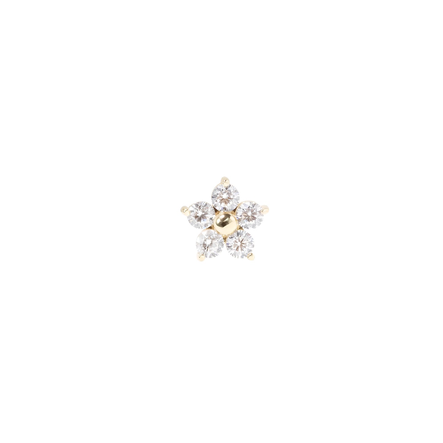 R2S - Flower - White CZ