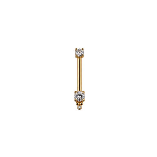 Gold Navel Curve - Mona