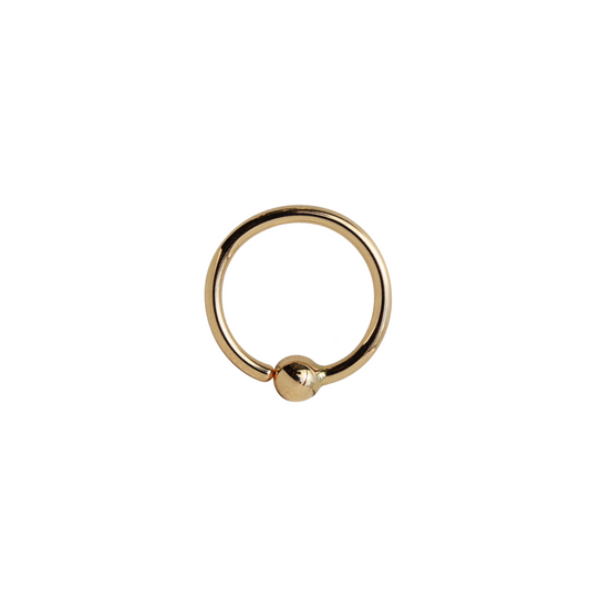 R2S - Gold Fixed Bead Ring